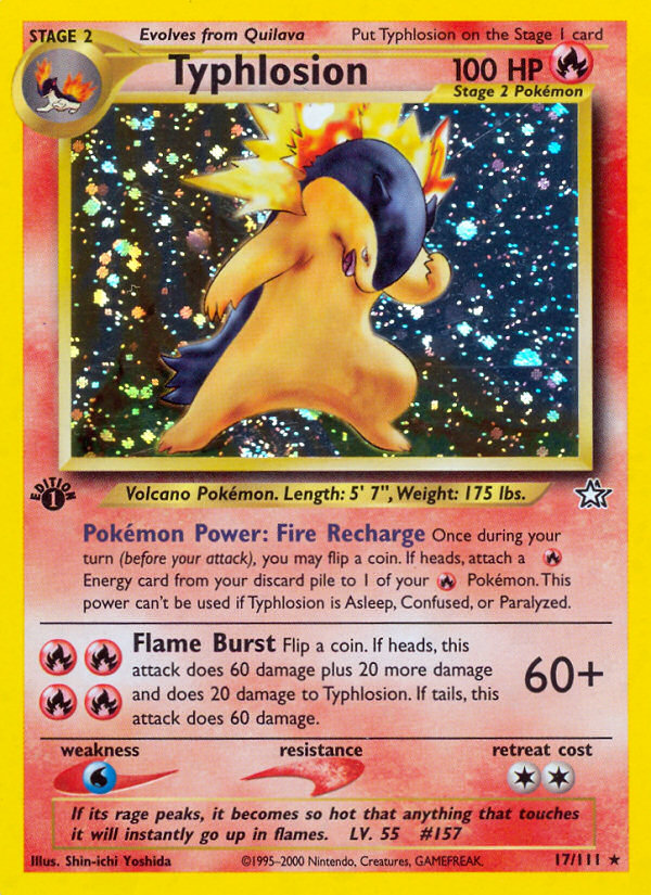 Typhlosion (17/111) [Neo Genesis 1st Edition] | Mega City Incorporated