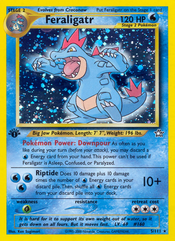 Feraligatr (5/111) [Neo Genesis 1st Edition] | Mega City Incorporated