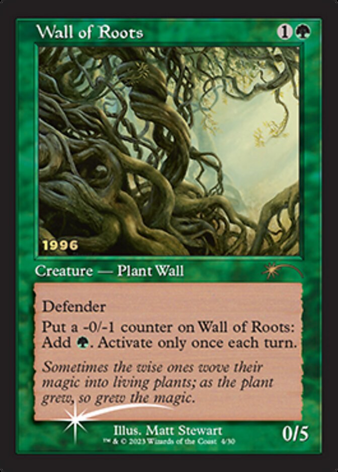 Wall of Roots [30th Anniversary Promos] | Mega City Incorporated