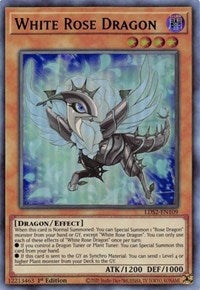 White Rose Dragon (Green) [LDS2-EN109] Ultra Rare | Mega City Incorporated