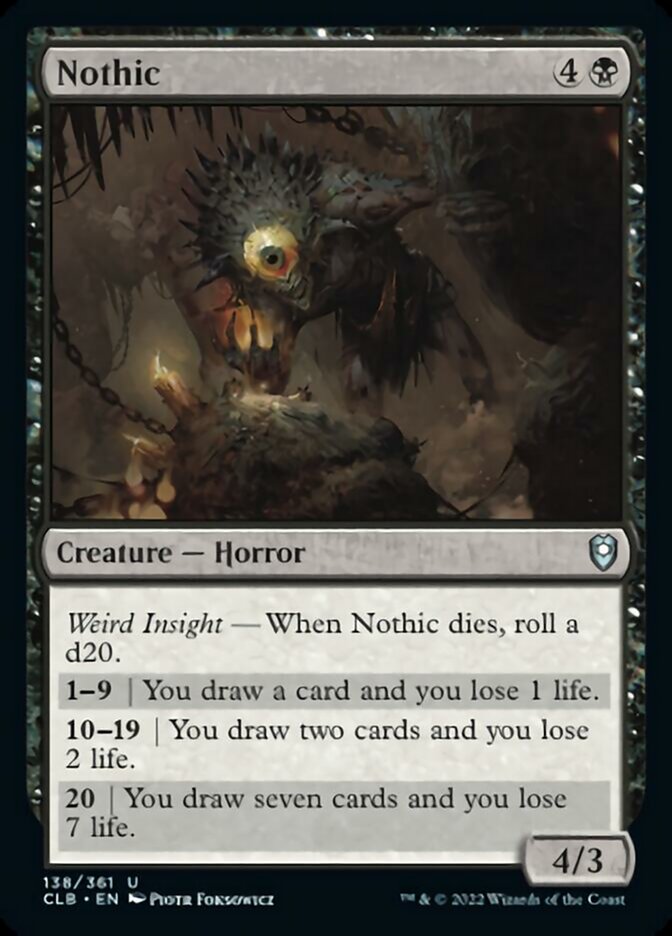 Nothic [Commander Legends: Battle for Baldur's Gate] | Mega City Incorporated