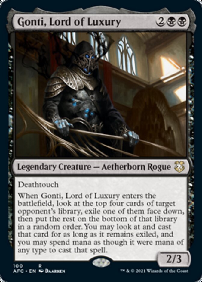 Gonti, Lord of Luxury [Dungeons & Dragons: Adventures in the Forgotten Realms Commander] | Mega City Incorporated