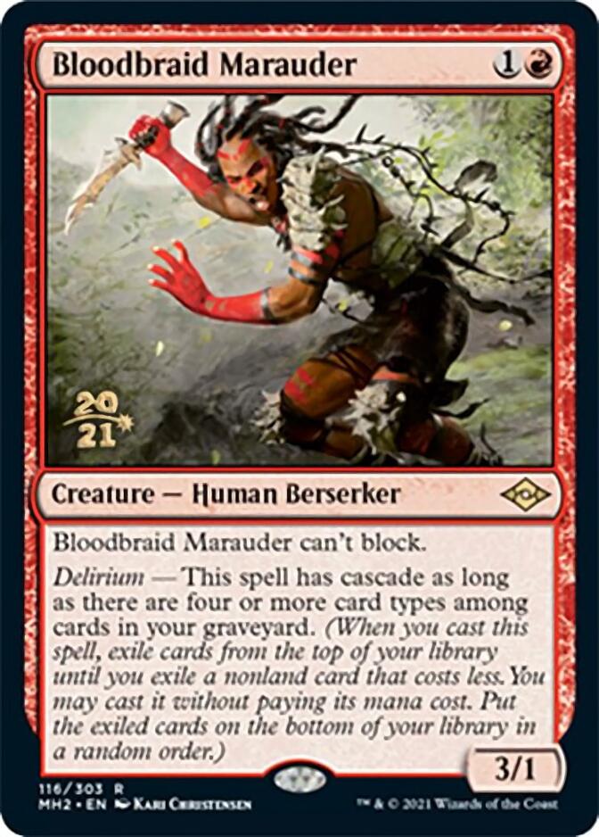 Bloodbraid Marauder [Modern Horizons 2 Prerelease Promos] | Mega City Incorporated