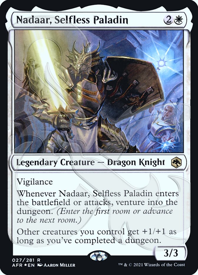 Nadaar, Selfless Paladin (Ampersand Promo) [Dungeons & Dragons: Adventures in the Forgotten Realms Promos] | Mega City Incorporated