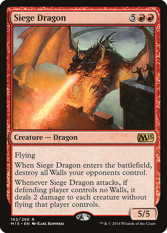 Siege Dragon [Magic 2015] | Mega City Incorporated