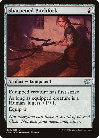 Sharpened Pitchfork [Duel Decks: Blessed vs. Cursed] | Mega City Incorporated