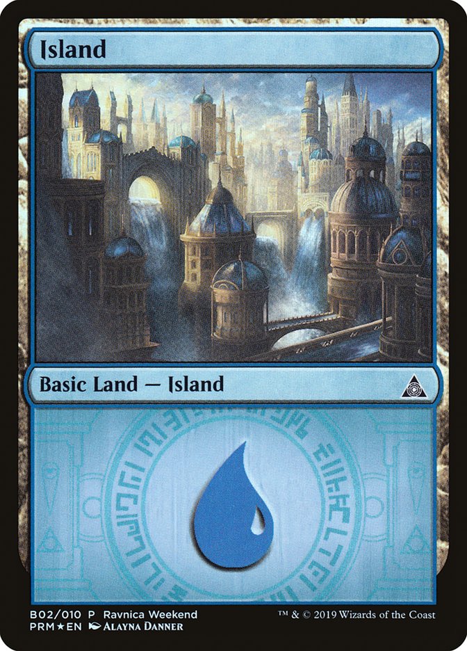 Island (B02) [Ravnica Allegiance Guild Kit] | Mega City Incorporated