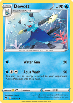 Dewott (034/185) [Sword & Shield: Vivid Voltage] | Mega City Incorporated