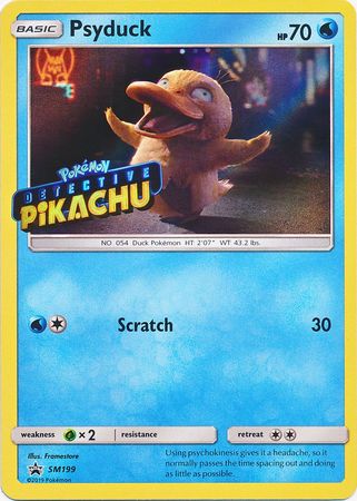 Psyduck Detective (SM199) (Pikachu Stamped) [Sun & Moon: Black Star Promos] | Mega City Incorporated