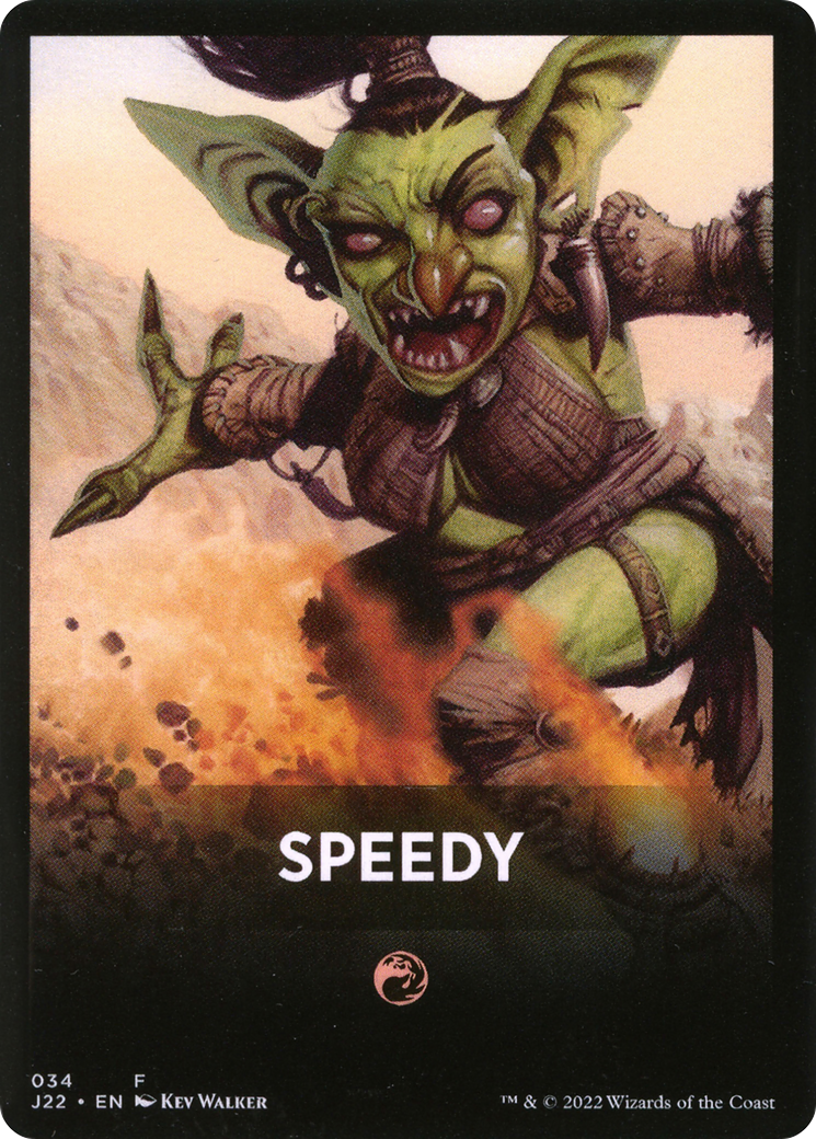 Speedy Theme Card [Jumpstart 2022 Front Cards] | Mega City Incorporated