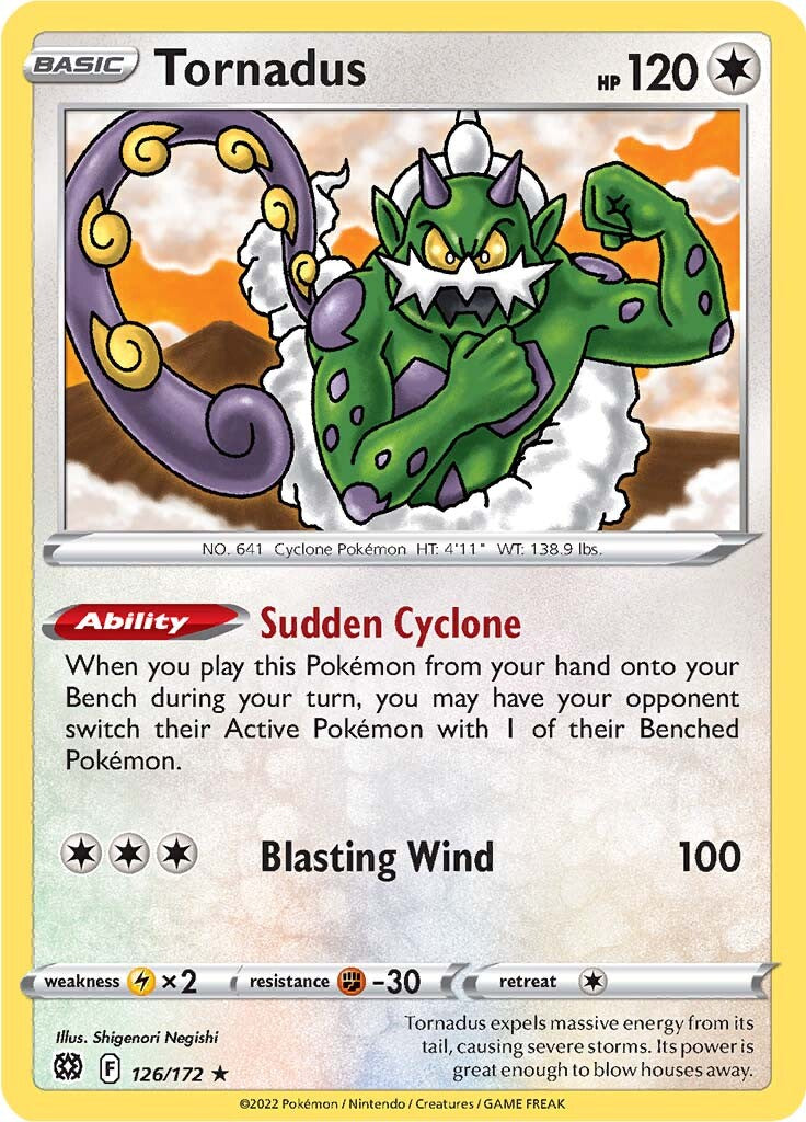 Tornadus (126/172) [Sword & Shield: Brilliant Stars] | Mega City Incorporated