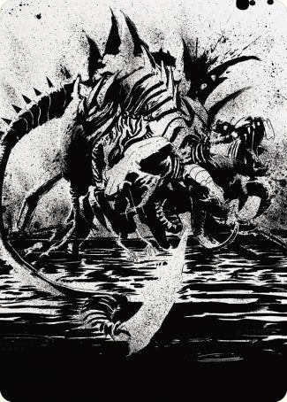 Karumonix, the Rat King Art Card [Phyrexia: All Will Be One Art Series] | Mega City Incorporated
