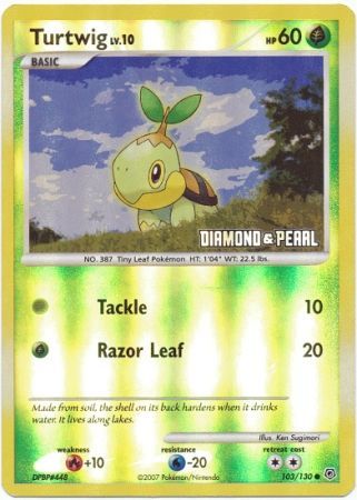 Turtwig (103/130) [Burger King Promos: 2008 Collection] | Mega City Incorporated