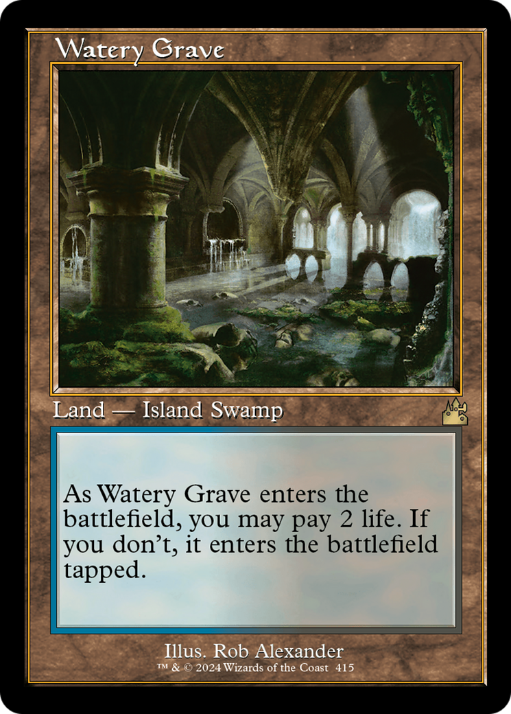 Watery Grave (Retro) [Ravnica Remastered] | Mega City Incorporated