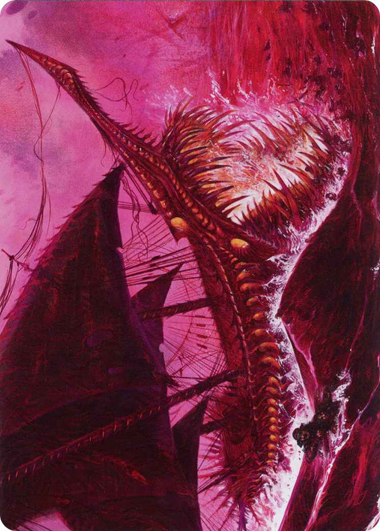 Marauding Dreadship Art Card [March of the Machine Art Series] | Mega City Incorporated