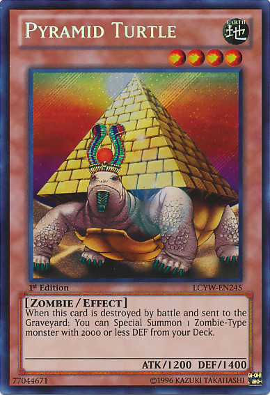 Pyramid Turtle [LCYW-EN245] Secret Rare | Mega City Incorporated