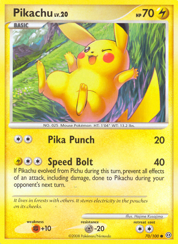 Pikachu (70/100) [Diamond & Pearl: Stormfront] | Mega City Incorporated