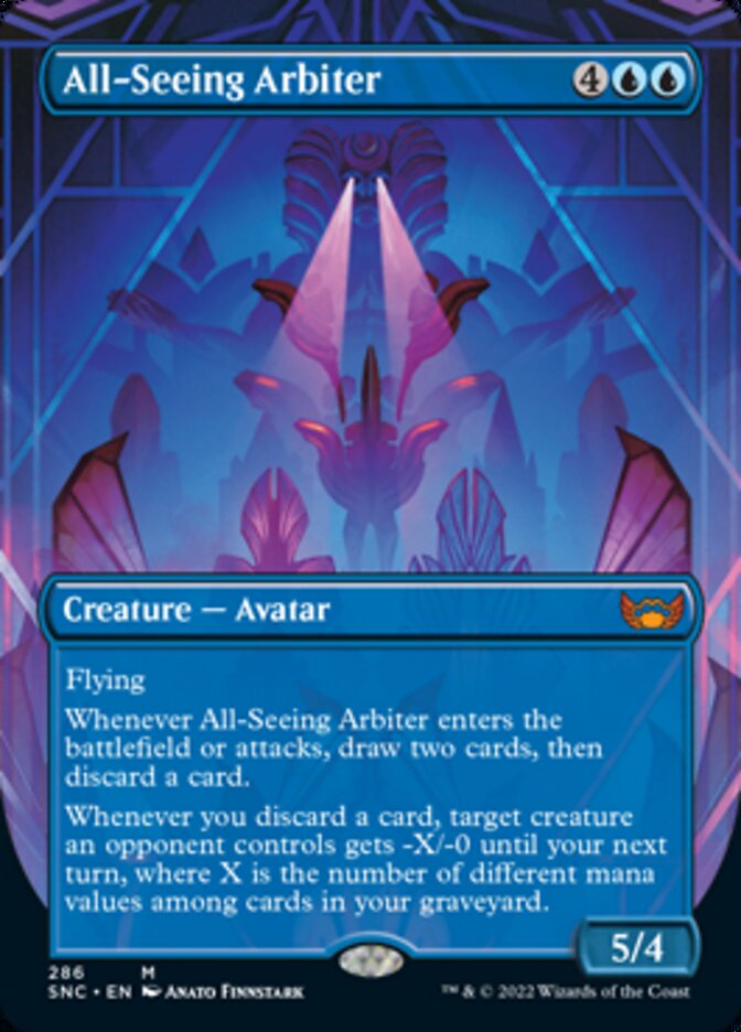 All-Seeing Arbiter (Borderless Alternate Art) [Streets of New Capenna] | Mega City Incorporated