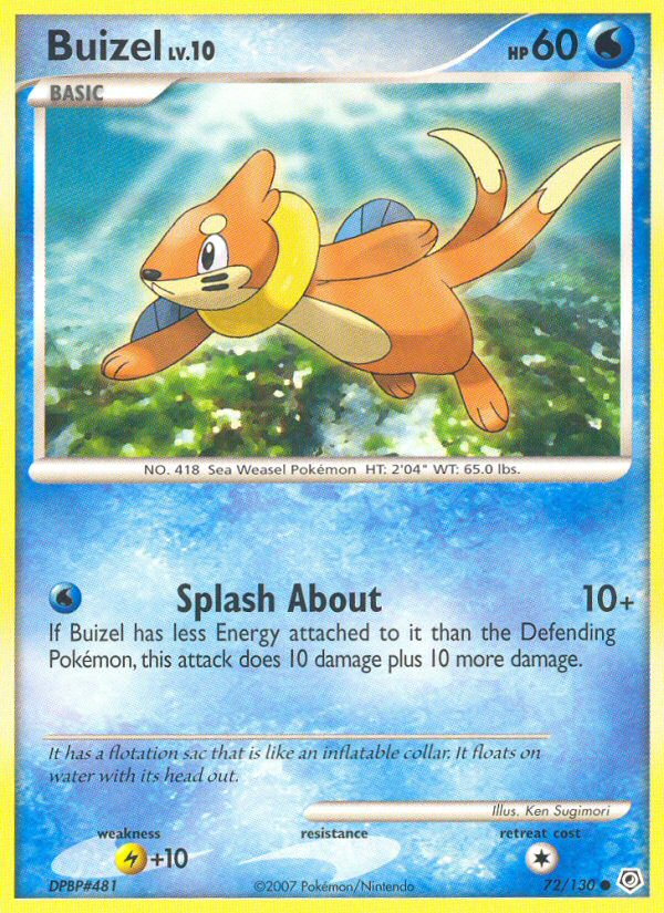 Buizel (72/130) [Diamond & Pearl: Base Set] | Mega City Incorporated