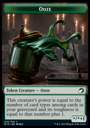 Ooze Token [Innistrad: Midnight Hunt Tokens] | Mega City Incorporated