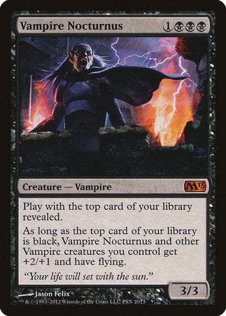 Vampire Nocturnus [Duels of the Planeswalkers Promos 2012] | Mega City Incorporated