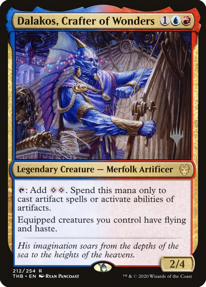 Dalakos, Crafter of Wonders (Promo Pack) [Theros Beyond Death Promos] | Mega City Incorporated