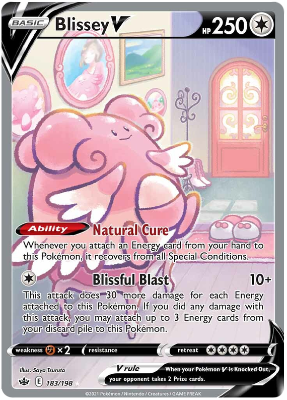 Blissey V (183/198) [Sword & Shield: Chilling Reign] | Mega City Incorporated