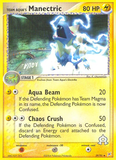 Team Aqua's Manectric (29/95) [EX: Team Magma vs Team Aqua] | Mega City Incorporated