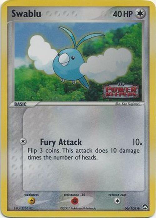 Swablu (66/108) (Stamped) [EX: Power Keepers] | Mega City Incorporated