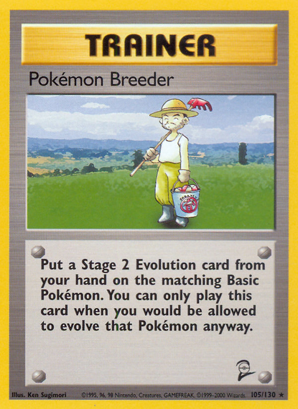 Pokemon Breeder (105/130) [Base Set 2] | Mega City Incorporated