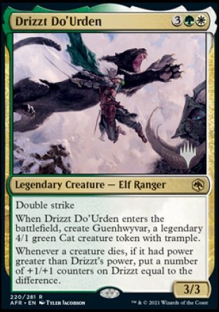 Drizzt Do'Urden (Promo Pack) [Dungeons & Dragons: Adventures in the Forgotten Realms Promos] | Mega City Incorporated