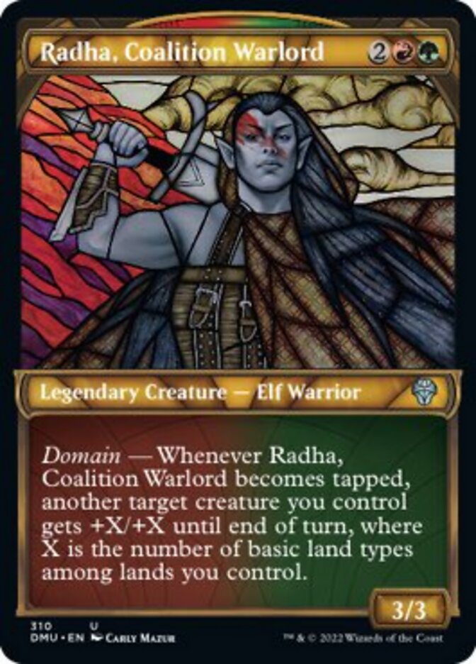 Radha, Coalition Warlord (Showcase) [Dominaria United] | Mega City Incorporated