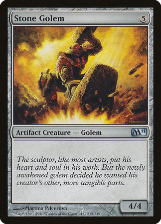 Stone Golem [Magic 2011] | Mega City Incorporated