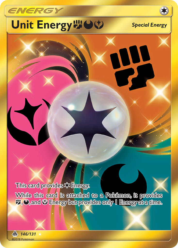 Unit Energy (146/131) (Fighting, Darkness, Fairy) [Sun & Moon: Forbidden Light] | Mega City Incorporated