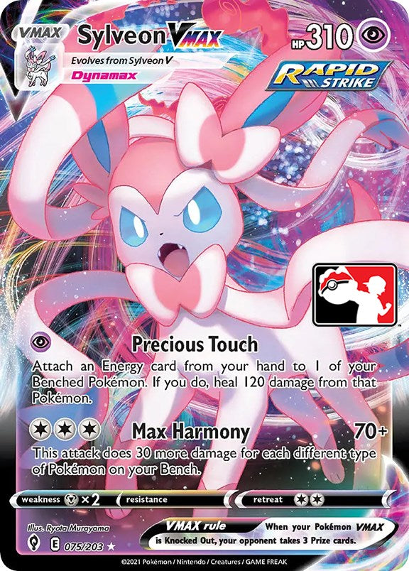 Sylveon VMAX (075/203) [Prize Pack Series One] | Mega City Incorporated