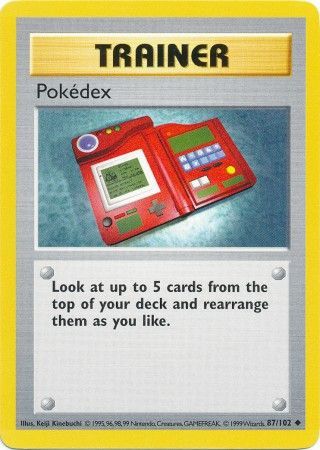 Pokedex (87/102) [Base Set Shadowless Unlimited] | Mega City Incorporated