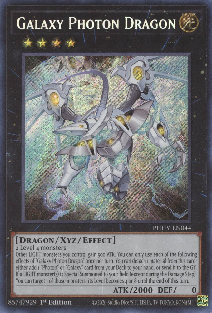 Galaxy Photon Dragon [PHHY-EN044] Secret Rare | Mega City Incorporated