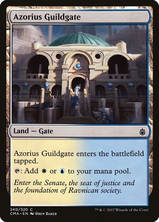 Azorius Guildgate [Commander Anthology] | Mega City Incorporated