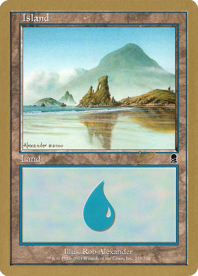 Island (rl338) (Raphael Levy) [World Championship Decks 2002] | Mega City Incorporated