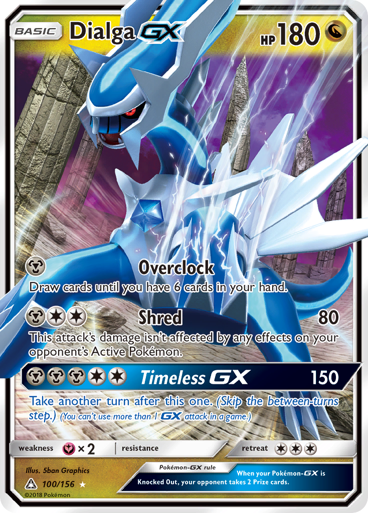 Dialga GX (100/156) [Sun & Moon: Ultra Prism] | Mega City Incorporated