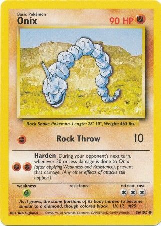 Onix (56/102) [Base Set Unlimited] | Mega City Incorporated