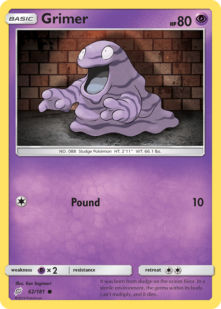 Grimer (62/181) [Sun & Moon: Team Up] | Mega City Incorporated