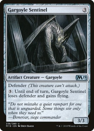 Gargoyle Sentinel [Core Set 2019] | Mega City Incorporated