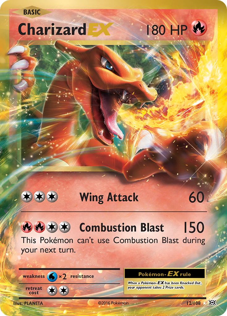 Charizard EX (12/108) [XY: Evolutions] | Mega City Incorporated