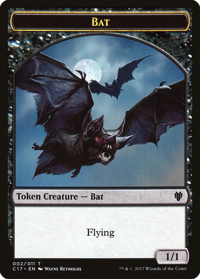 Bat // Vampire Double-sided Token [Commander 2017 Tokens] | Mega City Incorporated