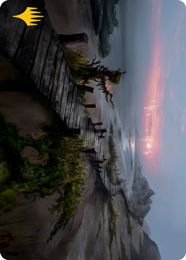 Deserted Beach Art Card (Gold-Stamped Signature) [Innistrad: Midnight Hunt Art Series] | Mega City Incorporated