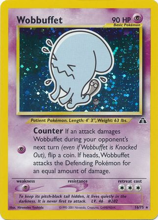 Wobbuffet (16/75) [Neo Discovery Unlimited] | Mega City Incorporated