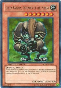 Green Baboon, Defender of the Forest [CT07-EN010] Super Rare | Mega City Incorporated