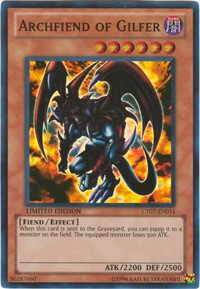 Archfiend of Gilfer [CT07-EN014] Super Rare | Mega City Incorporated