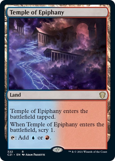 Temple of Epiphany [Commander 2021] | Mega City Incorporated